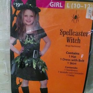 Witch Girl's costume party L 10-12 Halloween